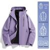 Woodpecker 3-in-1 Windproof Jacket with Removable Fleece Lining for Men & Women – Autumn/Winter Casual Outerwear