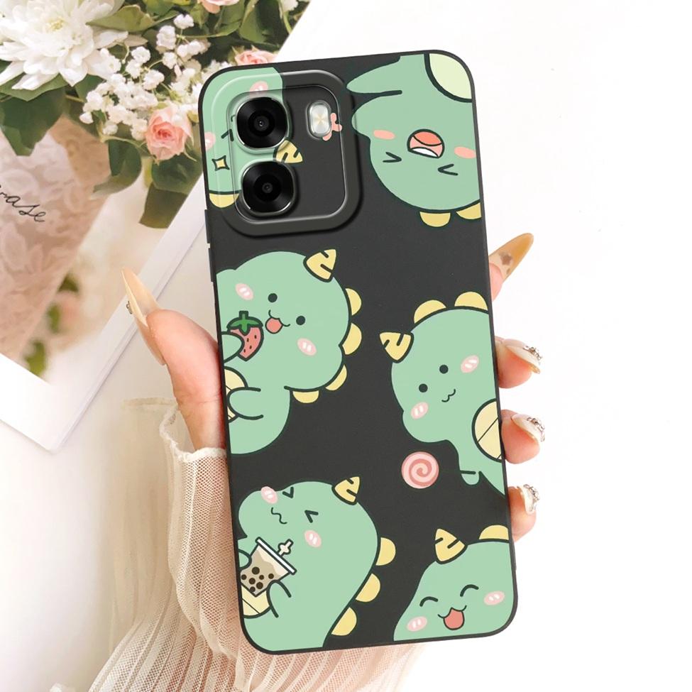 For Oppo A6 4G CPH2817 Casing For Oppo A6 5G Cover Luxury Fashion Cute Funny Painted Silicone Case For Oppo A6 CPH2831 PLT120
