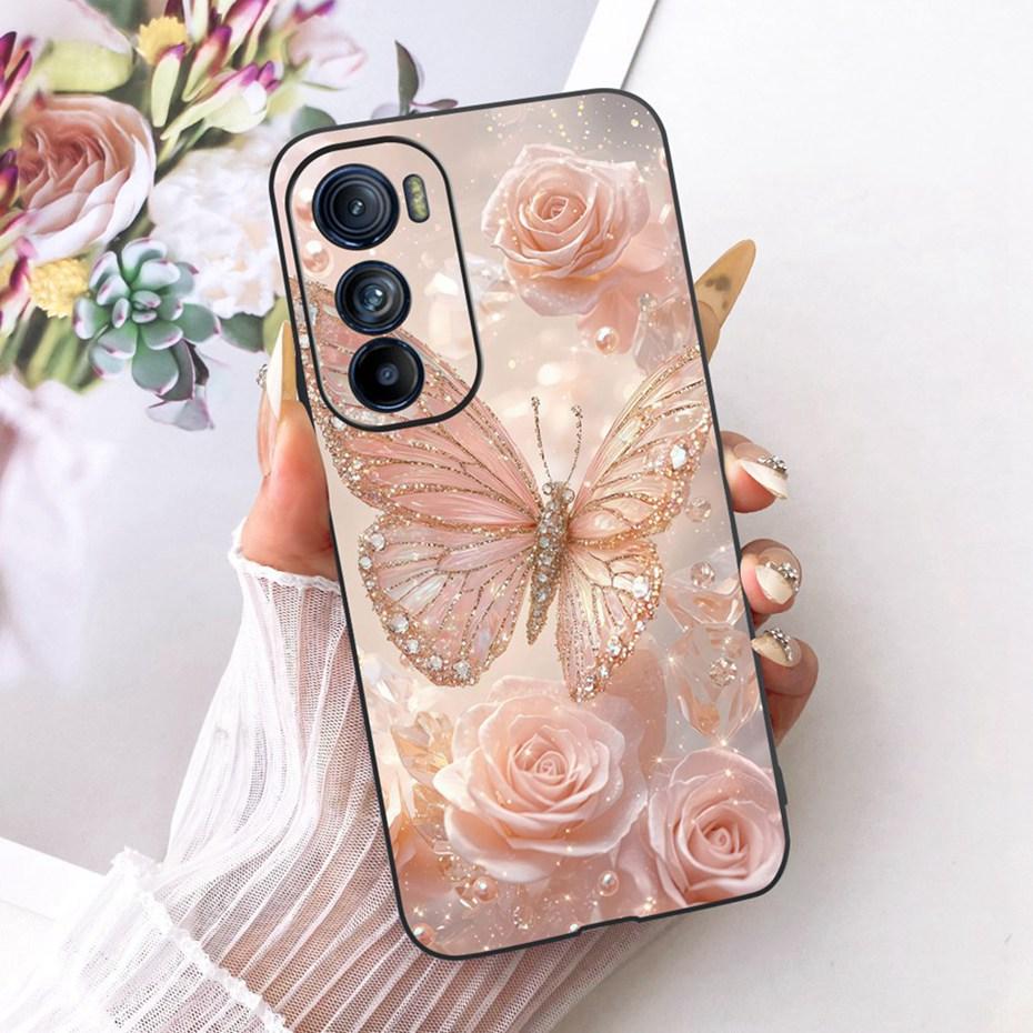 Cute Printing Phone Case For Motorola Edge 30 30Pro 30Neo Soft Black Silicone TPU Cases For MOTO Edge30 Pro Neo Covers Bumpers