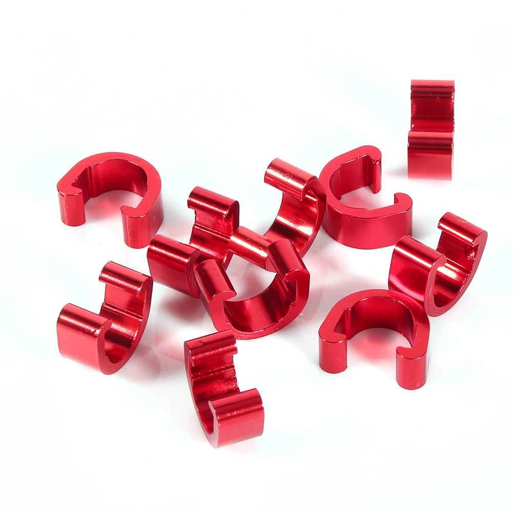 10Pc Brake Buckle C Clip Shift Cable Housing Hose Guide for MTB Road Bike Bicycle