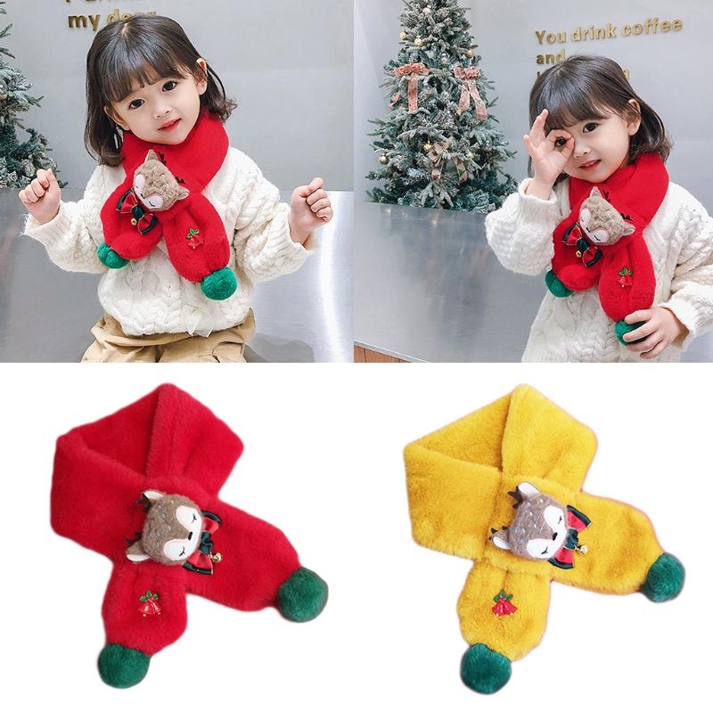 Thicken Faux Fur Plush Christmas ScarfCross Collar Scarf Wrap Winter Neck Warmers For Women Winter Warm Scarf