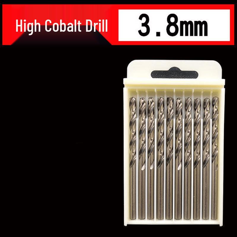 

Jun Ding Ying 3.8mm High Cobalt Twist Drill Bits (10-Pack)