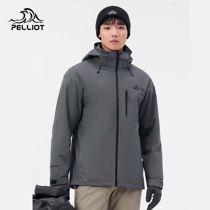 Pelliot Men's 3-in-1 Outdoor Fleece Lined Jacket