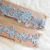 1 Pair of Fashion Garter For Brides Beautiful Wedding Lace Decorative Garters for Woman(Sky-Blue)