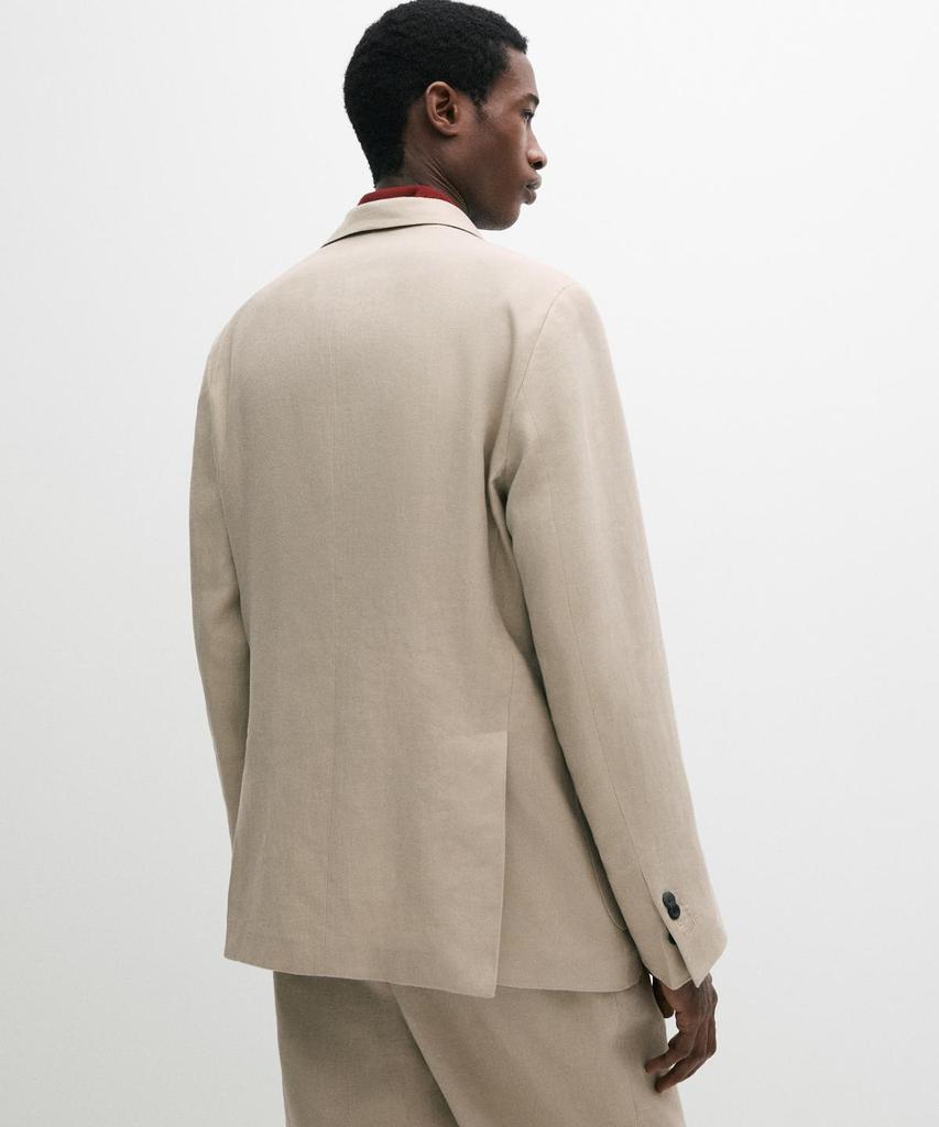 Massimo Dutti Linen Suit Blazer