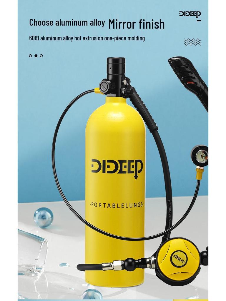 DIDEEP X5000Plus 2L Scuba Snorkeling Gear Oxygen Tank