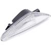Clear Lens LED Side Marker Lights for 2007 2008 2009 2010 2011 2012 BMW E70 X5 E71 X5 E72 X5 F25 X3 Front Turn Signal Lights Lighting Housing OEM