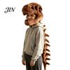 Wiederverwendbare Halloween-Dekoration Dinosaurierskelett Kostüm, 3D Spinosaurus Schädel Maske Kopfschmuck und Wirbelsäule, Partydekorationen Plüschhaube Kostüm für