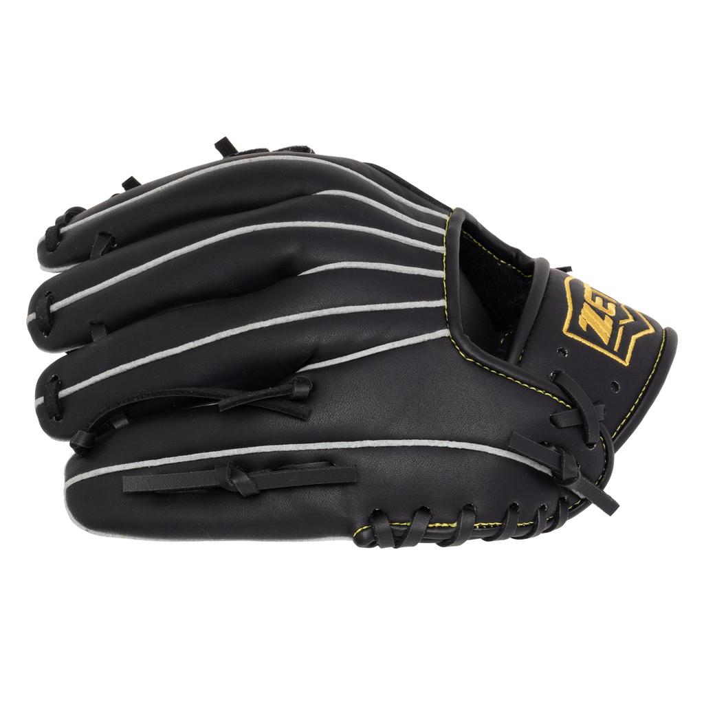 ZETT AcroCatch Youth Softball Size SS heights up to BJG772610 Glove, All-Around, Right-Handed Throw, Black, (For 120cm),