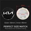 4Pcs 58MM Car Wheel Hub Cap Emblem Replacement Styling For Kia Rio 3 K2 Ceed Cerato K3 Sportage 4 Picanto K5 Optima Sorento Forte Stinger
