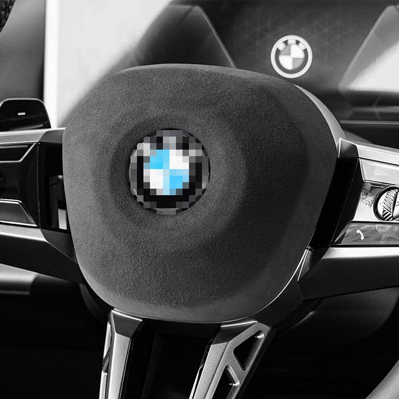 For BMW 5 Series l5 G60 (-) X3 G45 (2025-) Steering Wheel Panel Cover Boot Car Premium Interior Tuning Accessories Style B