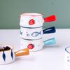Mini Ceramic Milk Cup Creamer Jug Multifunctional Seasoning Dish Small Ceramic Coffee Milk Pitcher Vinegar Sauce Cup With Handle