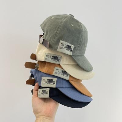 Baseball Hat Peaked Hat Solid Color Korean Version Neutral Style