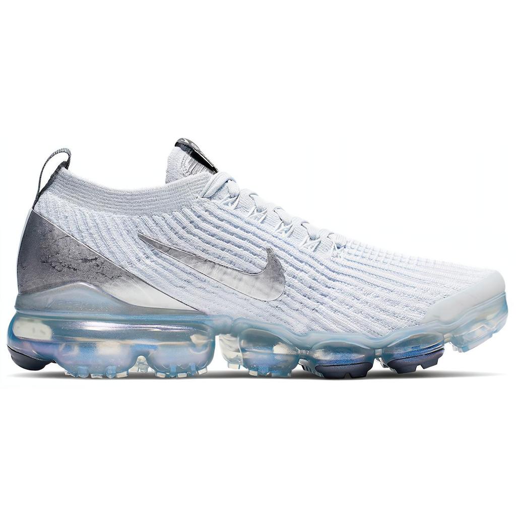 New Nike Air VaporMax Flyknit 3 White Reflect Silver Women's AJ6910-101