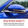 For Genesis G70 2017- Car Sticker Rearview Side Mirror Cover Wing Cap Exterior Door Rear View Case Trim Carbon Fiber Look