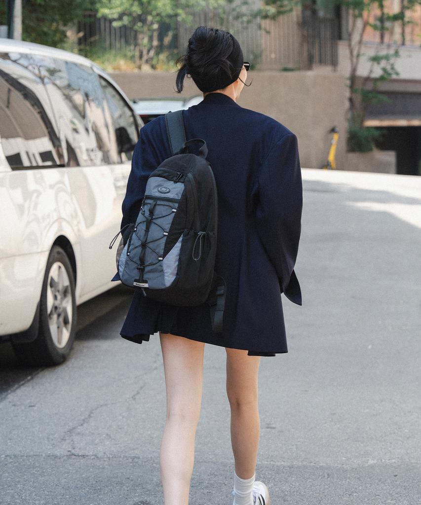 Masmarulez Safe+ Stellic String Backpack (17Inch)_Black