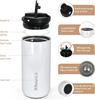 400ML Stainless Steel Coffee Cup Travel Thermal Mug Leak-Proof Thermos Bottle Tea Coffee Mug Office Business Style Thermos