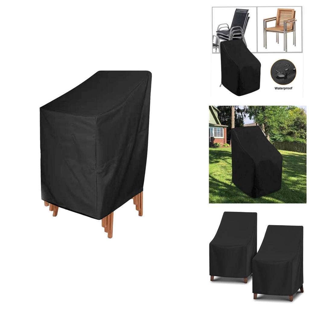 Modern Minimalist Stacking Chair Cover Waterproof Dustproof For Indoor Outdoor Furniture