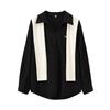 Large size women's lazy shawl shirt set 2026 spring new Korean atmosphere top 144125