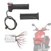 Electric Bike Lithium Battery Power Storage Universal Throttle Grip 24V500W Brush Controller Set