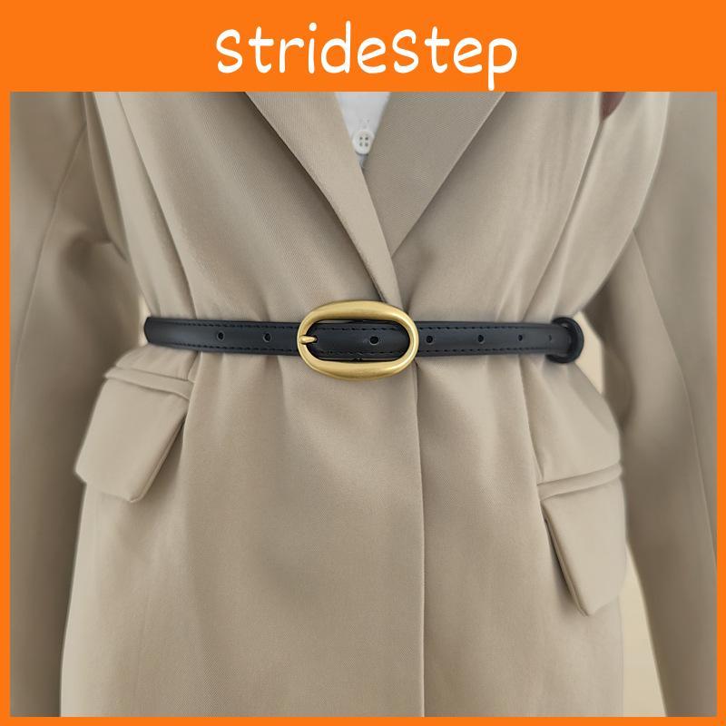 Solid Leather Color Waist Belt With Simple Design For Everyday Office And