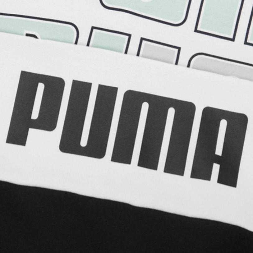 Puma Aop Logo Print Sport Pullover Sweatshirt Women Tops Light-Green 598241-32