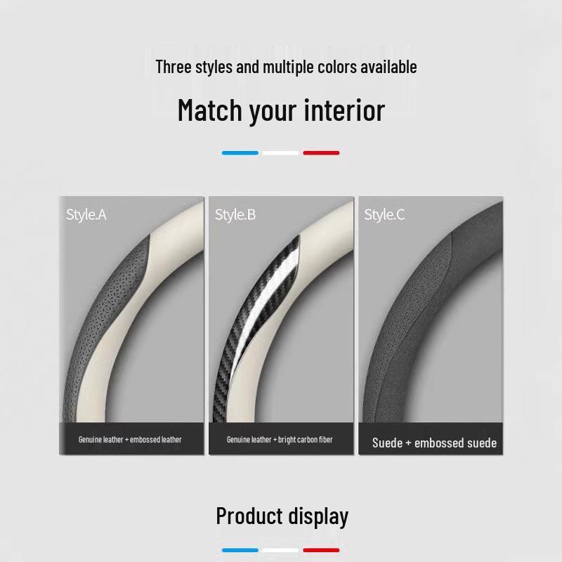 All-Season Anti-Slip Steering Wheel Cover for Geely Galaxy E5
