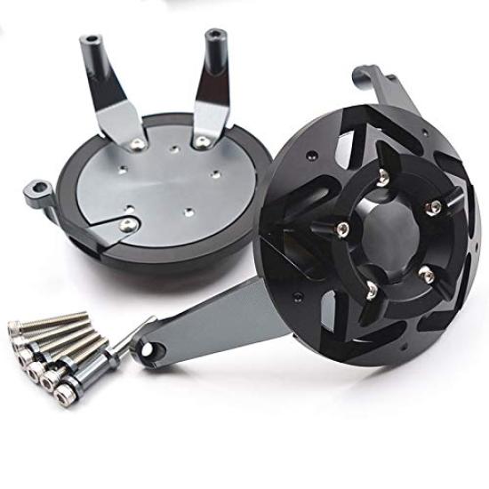 LEDISHUN Engine Cover Engine Slider Engine Guard for Kawasaki Versys 1000 (KLZ1000B) 2015-2022 (Titanium Color)