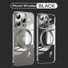 Fashion Magnetic Case for 14  Magsafe Transparent Cover for IPhone 14 13 12 11 Pro Max 14 Plus Plating Clear Soft Silicone Wireless Charging Cover