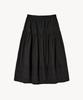 LADY VOLUME Cut Band Frill Skirt (Black)