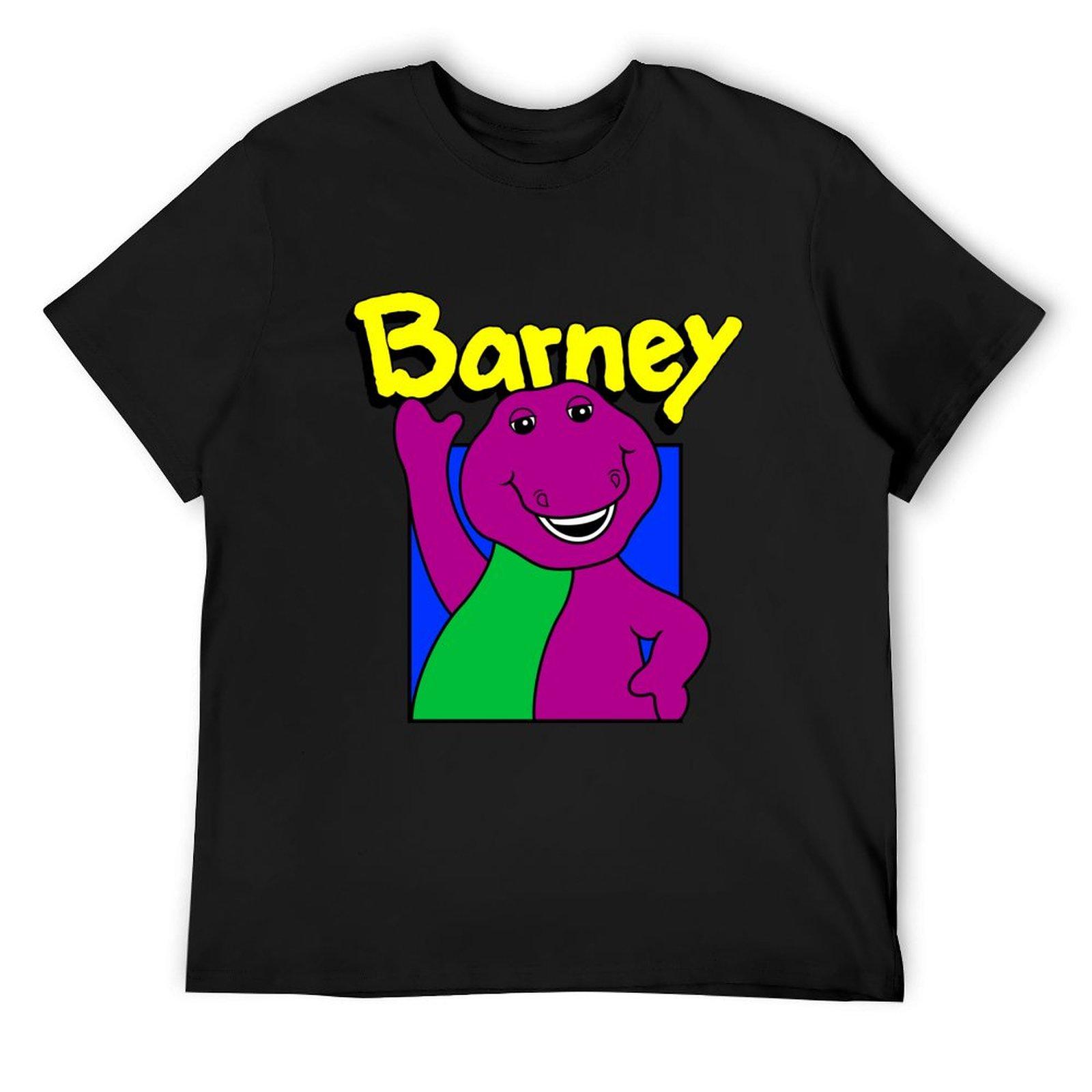 

Barney And Friends T-Shirt cute clothes funny shirt cotton hippie clothes vintage graphic tee men t shirts high quality 4XL