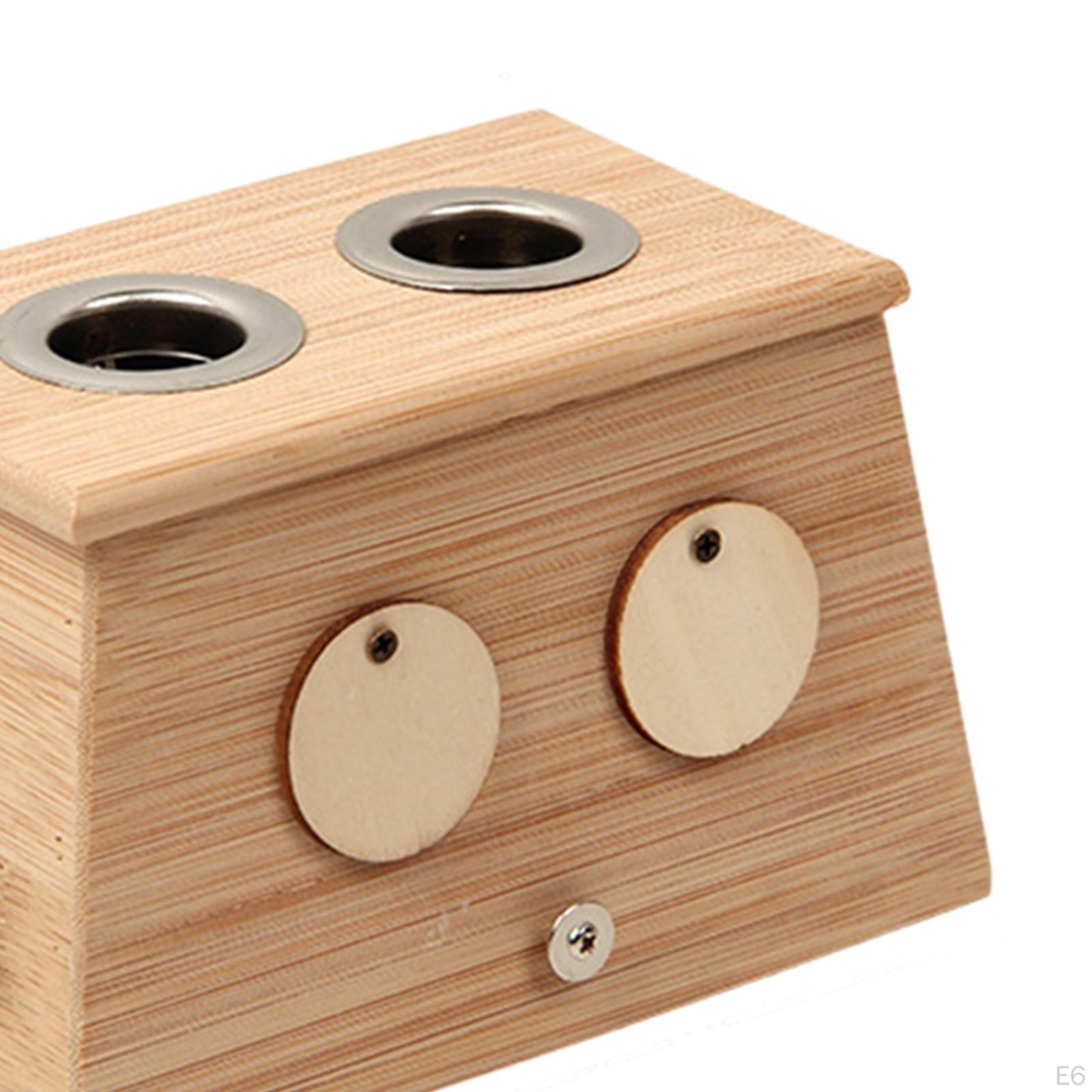 Moxa Box Roller Stick Holder Wood Simple Rustproof MoxiBistration Tool Stickes Burner — фото 9