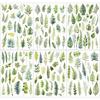 Green Leaf Planner Adhesive Aesthetic Botanical Stickers for Calendar Decorative DIY Arts and Journaling Accessories for Planners and Nature Lovers