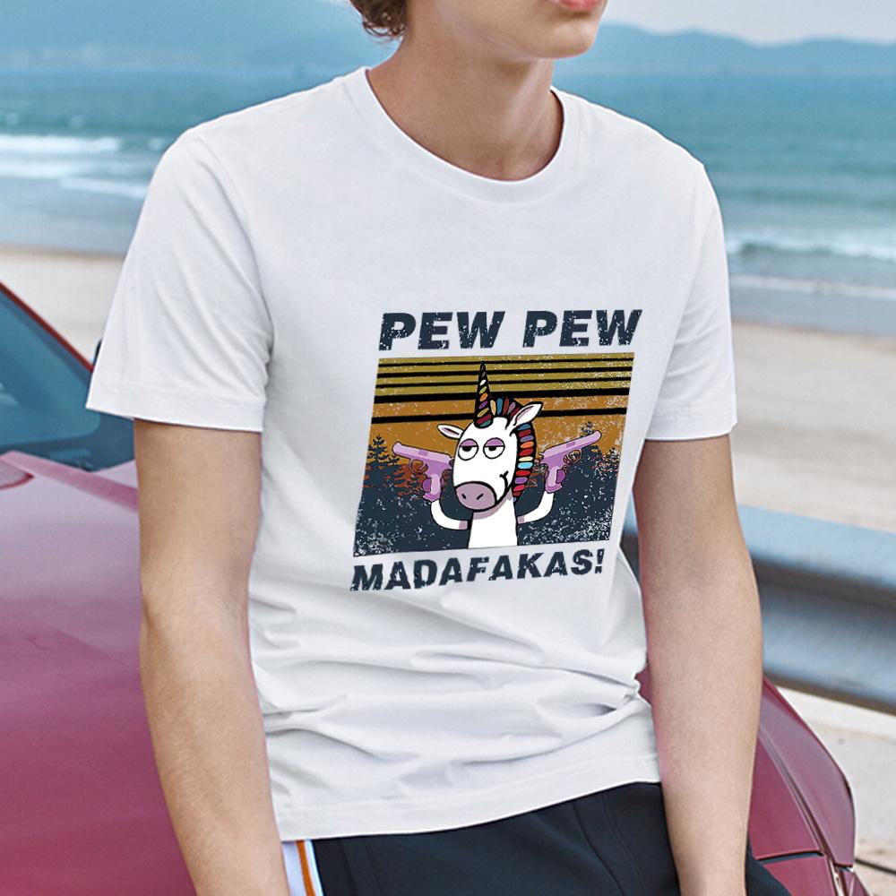 Buy Unisex Classic T-shirt Men with Gun 