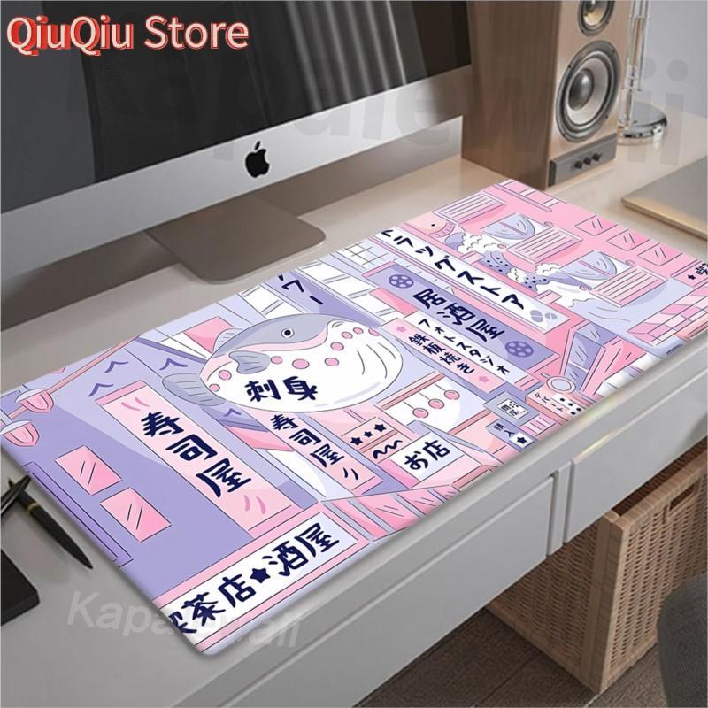 Kawaii Cute Mouse Pad Gamer Mousepad Large Keyboard Pads Deskmat Game Mouse Mat Gaming Table Carpet XXL Pink Carpet xmm