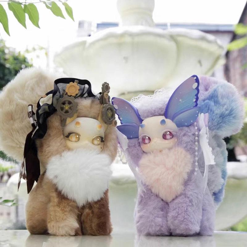 Rabbit Rabbit Dragon Fantasy Biology Second Generation Cat Dragon Magic Academy Series Ornaments Plush Surprise Blind BoxCute