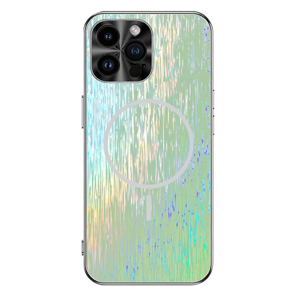 For iPhone 13 Pro Max Magnetic Case Dazzling Shockproof Ultra Slim PC Phone Back Cover