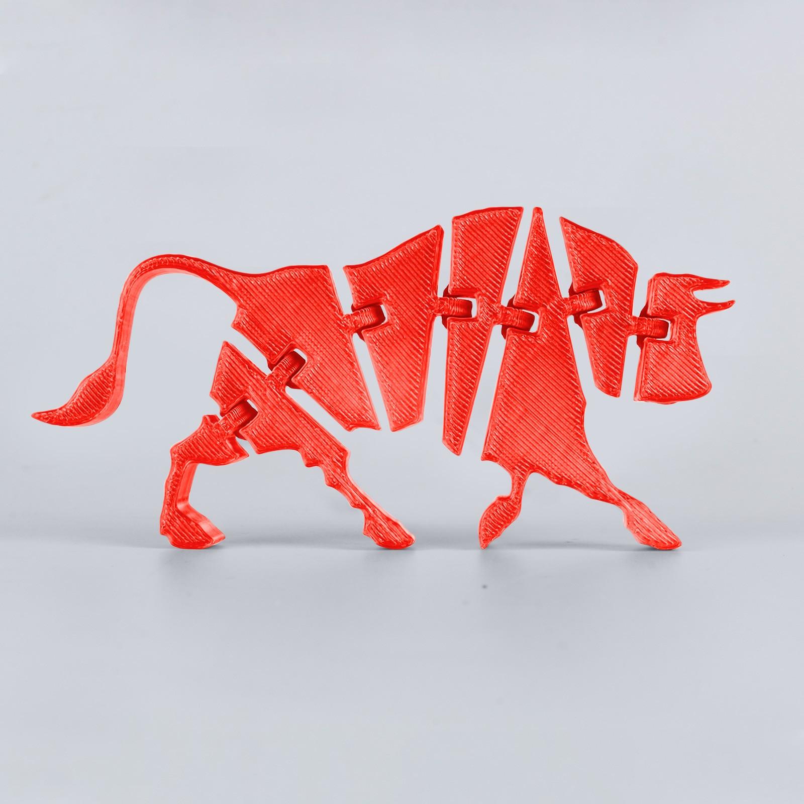 

3D-печать скота 3D-печать шарнирная игрушка-червяк для взрослых и детей Таинственная игрушка-скот One Size