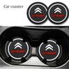 1/2pcs Car Coaster Water Cup Slot Non-Slip Mat Pad Silicone For Citroen C5 C1 C2 C6 C4L DS3 DS4 DS5 C-Elysee Grand Berlingo