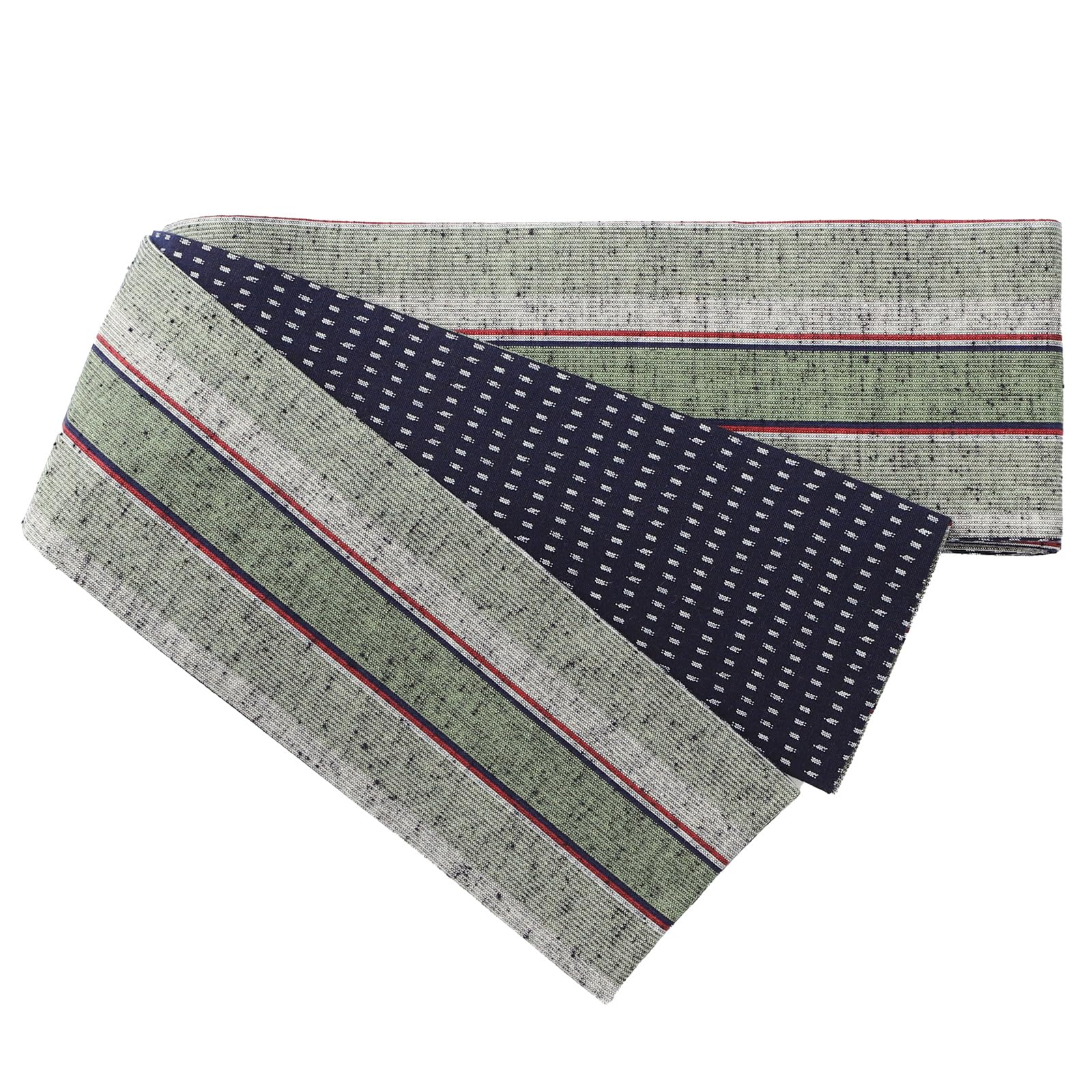 

Kurume Ori Square Obi Rikka Obi Kurume Made in Japan Reversible F [ROCCA] Men s