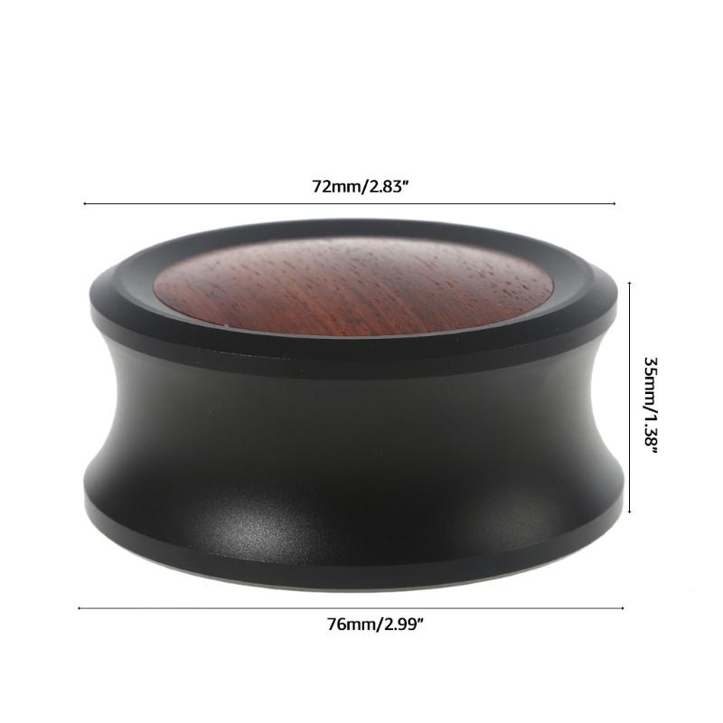 Aluminium Holz Plattenspieler Ausbalancierter Klemme Scheibenstabilisator 76mm Durchmesser Platten Gewicht Plattenspieler Zubehör