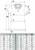 Women's Cotton Polo Shirt with Collar MORAJ XL White