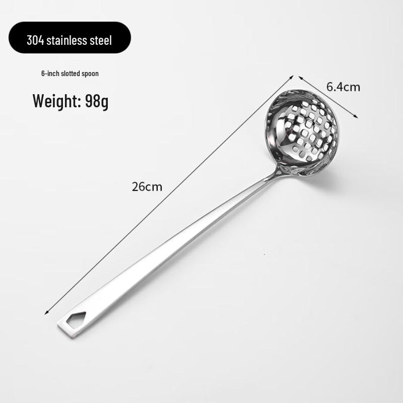 ZISIZ Large 304 Stainless Steel Soup Ladles (10-Pack)