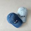Washed Retro Denim Baseball Cap With Embroidery Design And Wide Brim Daily For