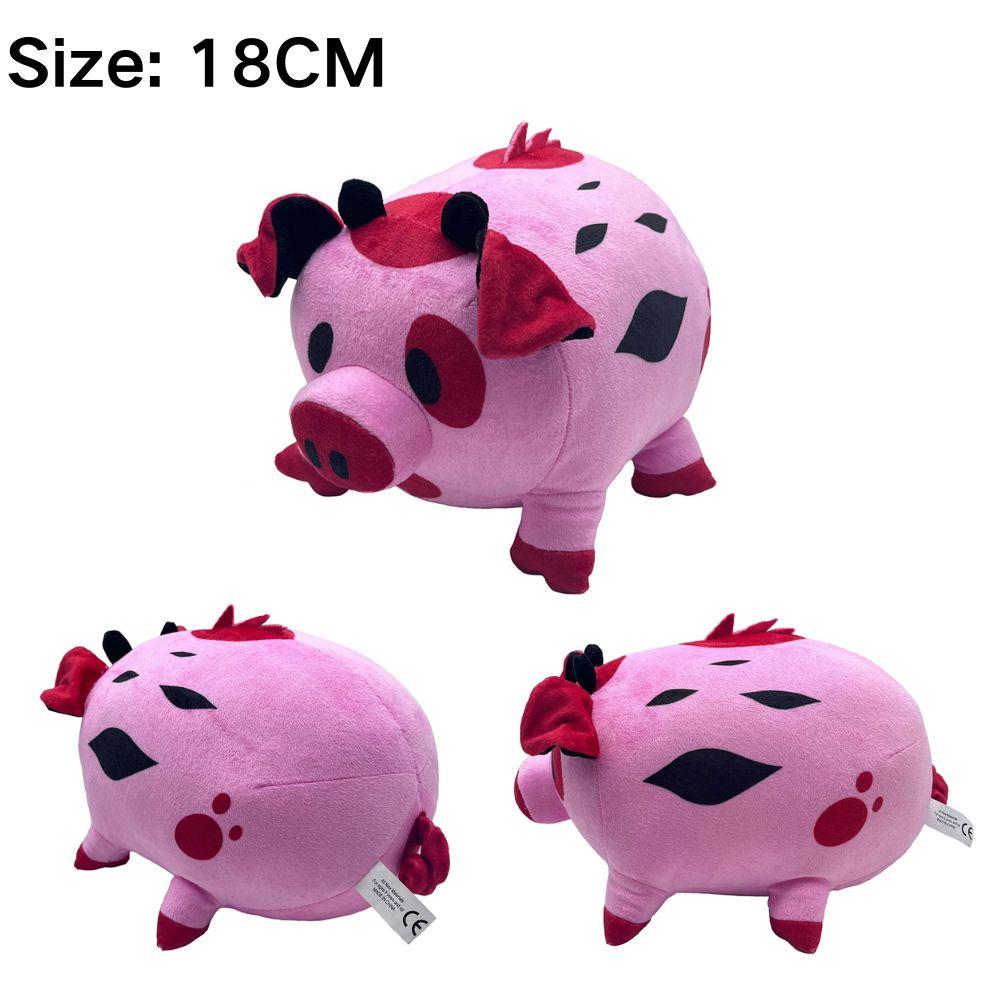 Cursed Cat Alastor Cosplay Plush Angel Dust Husk Lucifer Fat Nuggets Plushies Cartoon Hotel Fantasy Birthday Gifts Mascot Props