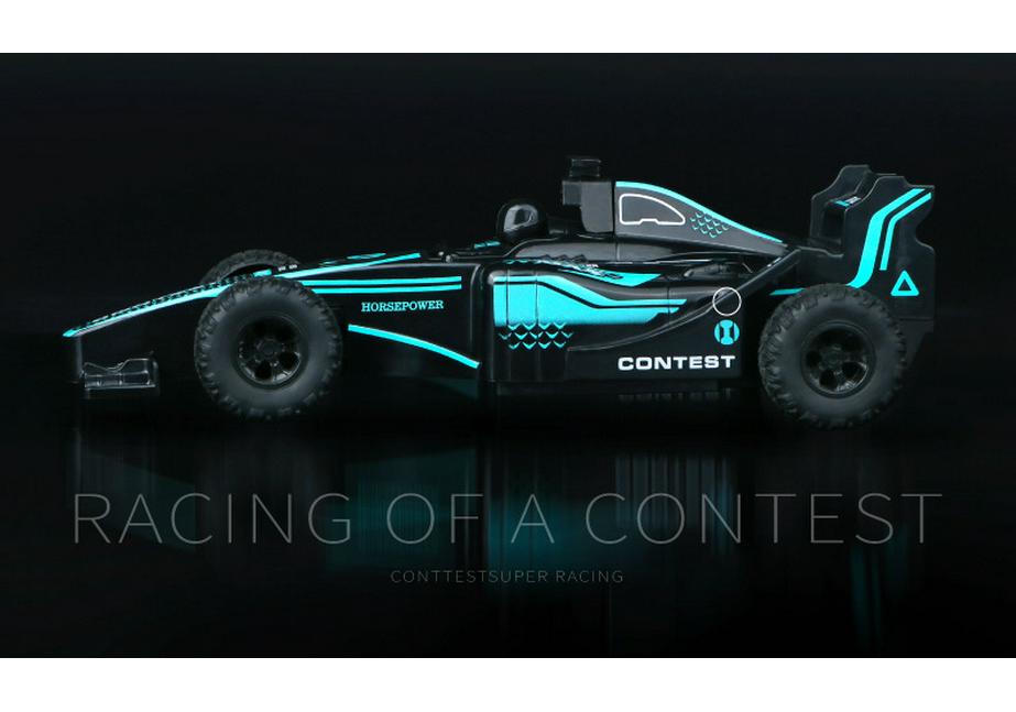 F1 High-Speed Drift Remote Control Car for Kids with Lights & Spray - Four-Wheel Drive