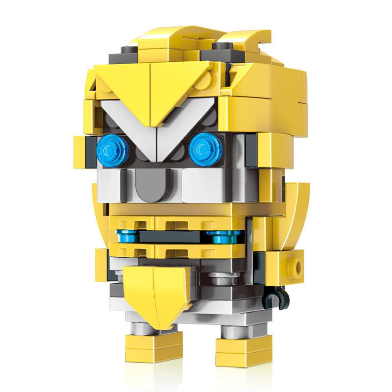 Optimus Bumblebee Prime Plastic Building Blocks Kids Creative Play Development