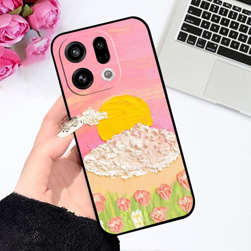 For Oppo Find X9 Pro Case FindX9 PLJ110 Soft TPU Silicone Phone Case For OPPO Find X9Pro X 9 Pro Protective Back Shell Cartoon