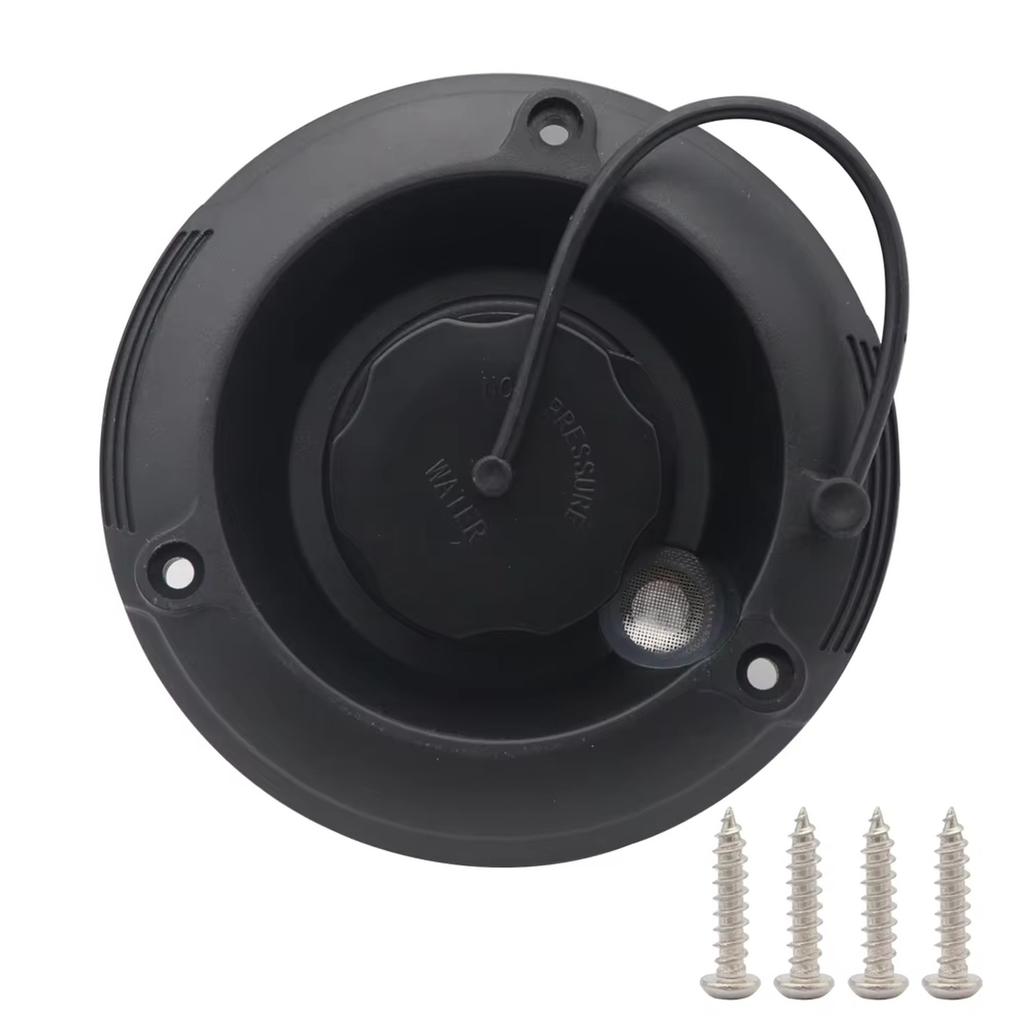 Locking Water Cap Black
