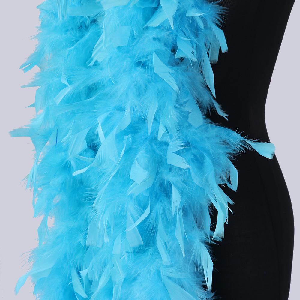 90 Grams Rode Kalkoenveren Boa 2 Yards Veren Boa voor Dansen Bruiloft Knutselen Feestjurk Halloween Kostuum Decoratie Sjaal